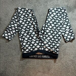 Nike Black and White Dri-FIT Leggings